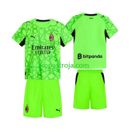 Billiga Fotbollströjor AC Milan Målvakt Barn Tredje tröja 2026/27 Kortärmad